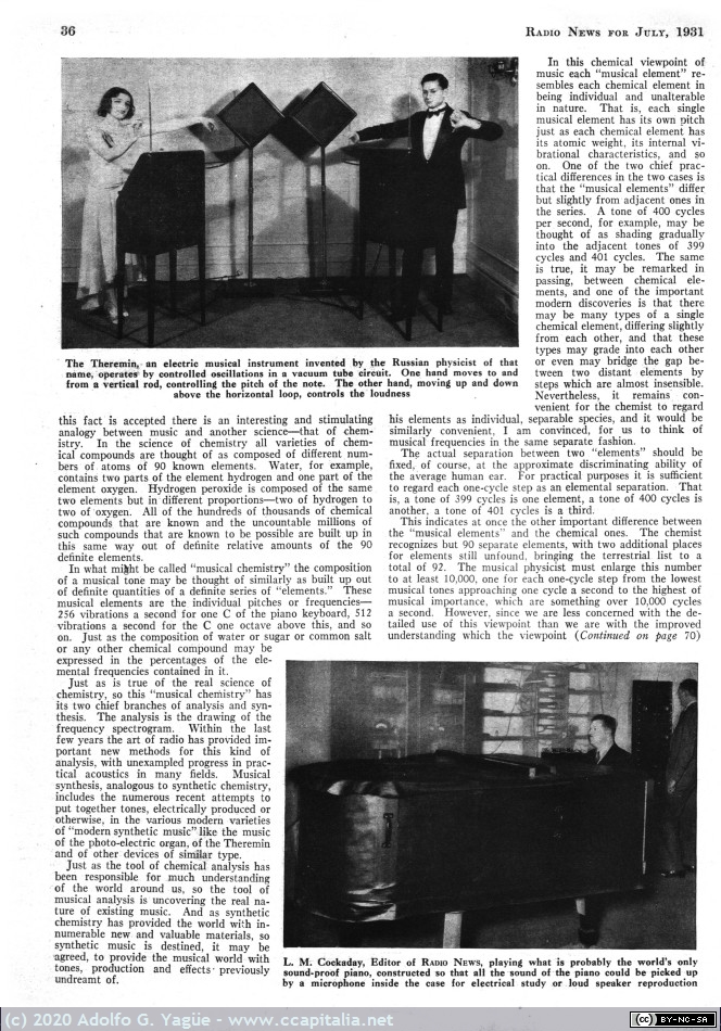 1397 - The Electrical Future of Music. Radio News (4), 1931