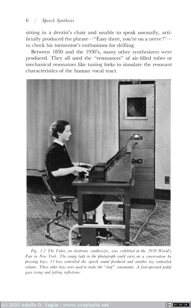 1400 - Speech Synthesis, an Experiment in Electronic Speech. Bell Telephone Laboratories (6), 1963
