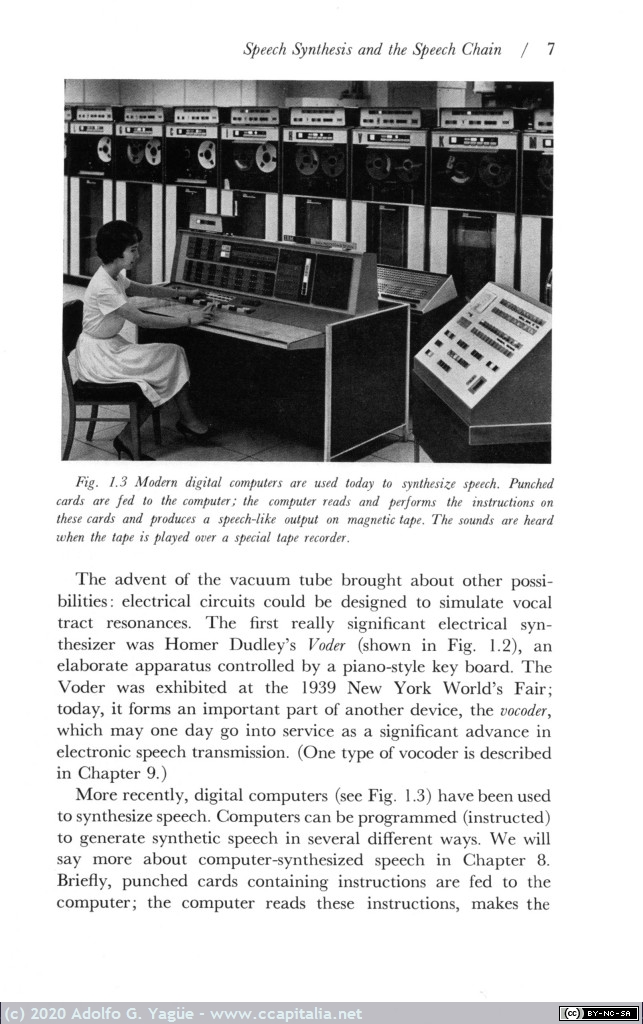 1400 - Speech Synthesis, an Experiment in Electronic Speech. Bell Telephone Laboratories (7), 1963