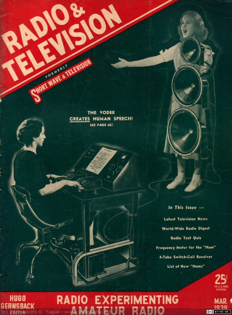 1442 - How the VODER Creates Human Speech!. Radio & Television (1), 1939