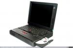 671 - IBM ThinkPad 380DX. Pentium MMX de 233MHz, color, CD-ROM y FDD, 1998