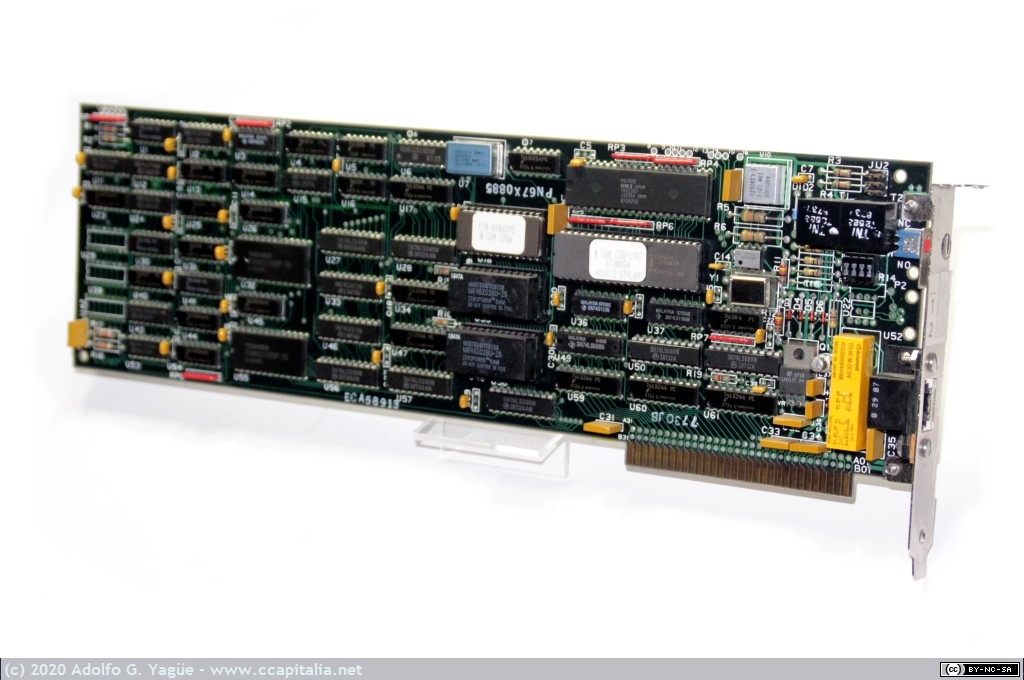 327 - Tarjeta IBM Store Loop Adapter (ISA-8), 1986
