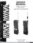 623 - Service Manual Cobra 3GTL/6GTL hand held transceivers (1), 1981