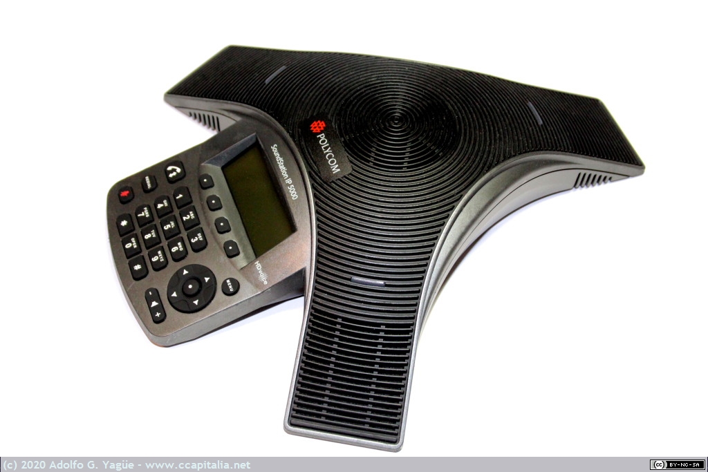 645 - Polycom SoundStation IP 5000. Manos libres telefonía IP SIP y HD Voice, 2010