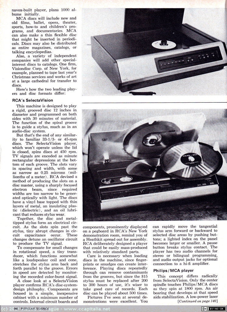 1541 - Video-Disc Players. Popular Science (3), 1977