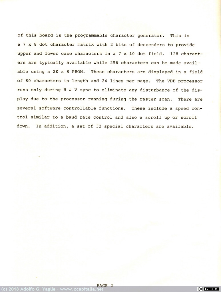 288 - Controladora de vídeo SD Systems VDB-8024. Manual de usuario (4), 1978