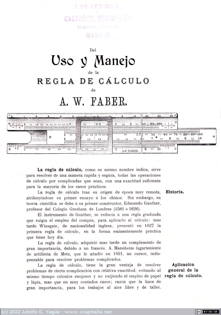 1590 - Del uso y manejo de la regla de cálculo de A. W. Faber (4), 1909