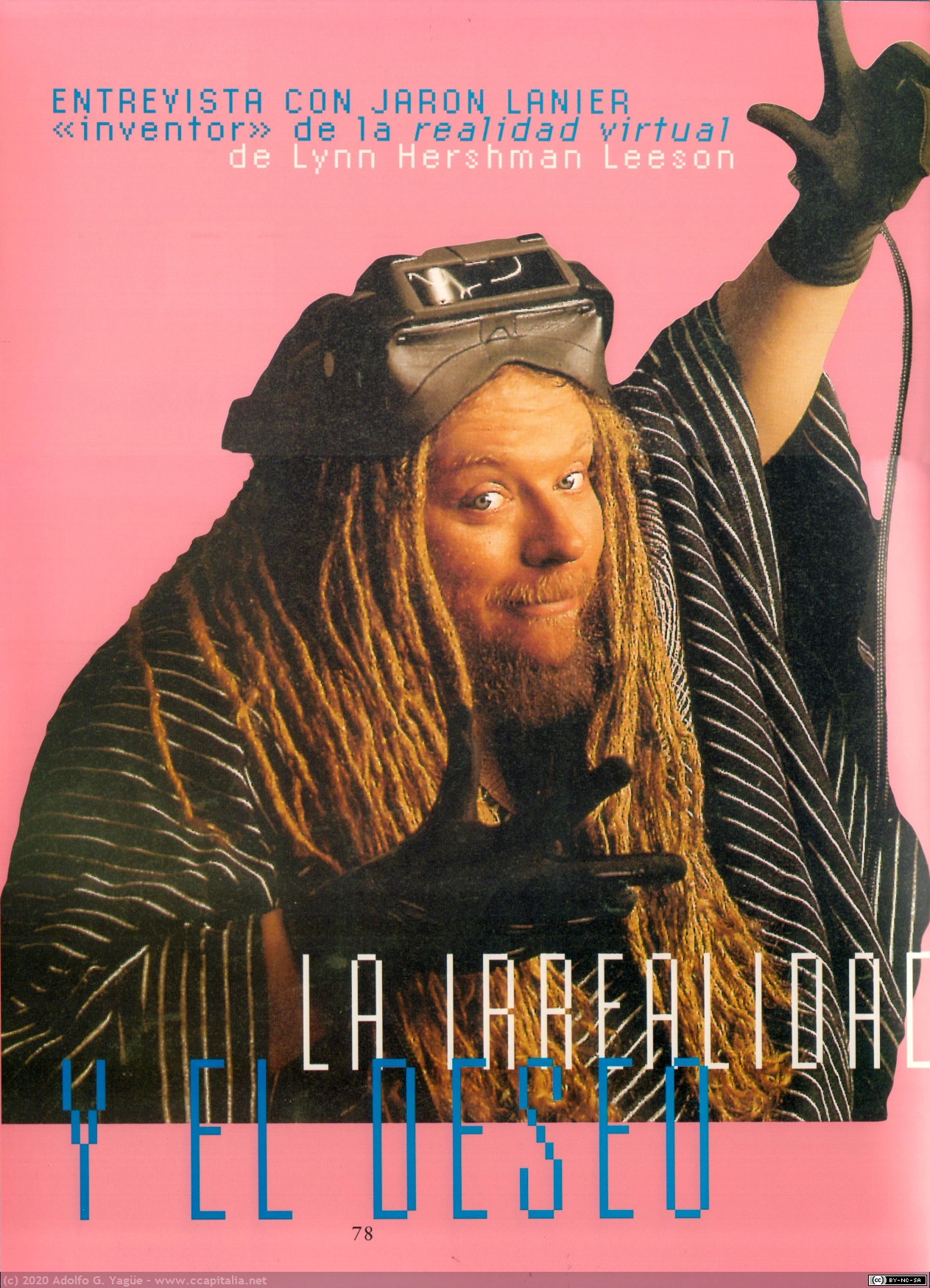 1464 - La Irrealidad y el Deseo. Entrevista con Jaron Lanier. El Paseante (1), 1997