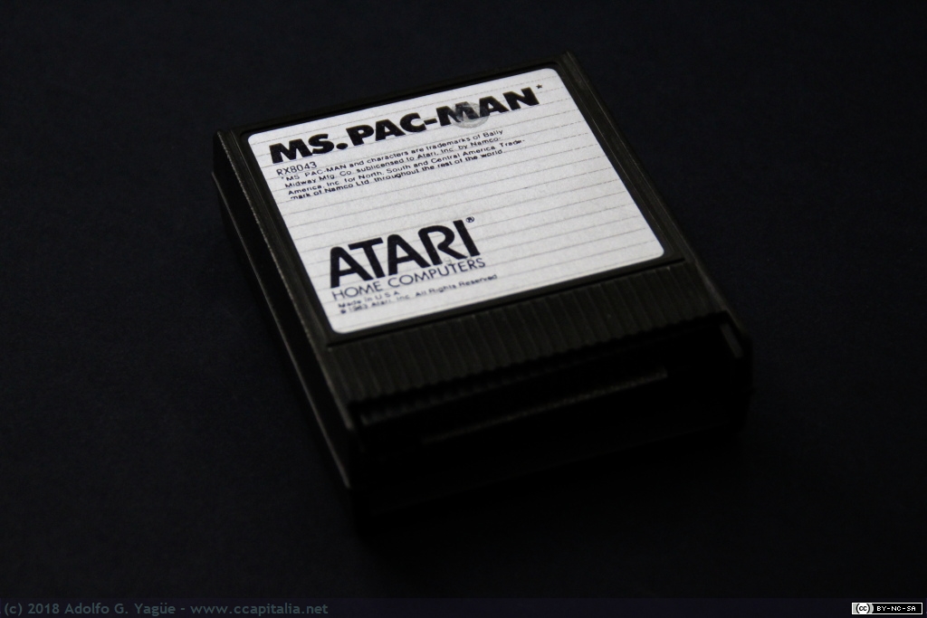 418 - Ms. Pac-Man para Atari 400/800. Midway (1), 1983