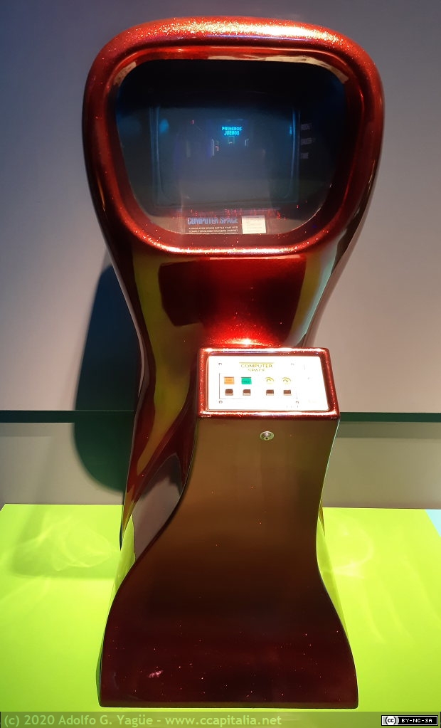 1971 - Computer Space de Nutting Associates. Game on. La historia del videojuego 1972-2020 en CYII 2020