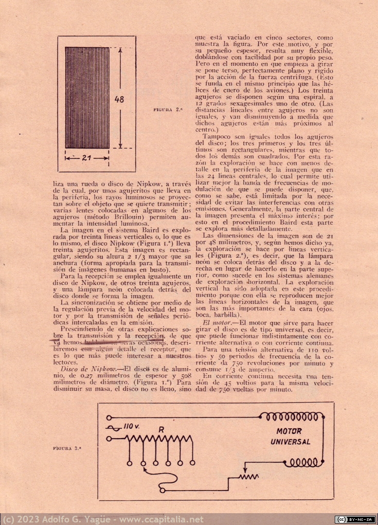 1652 - Balbuceos de radiovisión en España. Blanco y Negro. 2 Julio (3), 1933