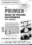 1507 - Hamilton. El primer reloj de pulsera electrónico del mundo, 1960