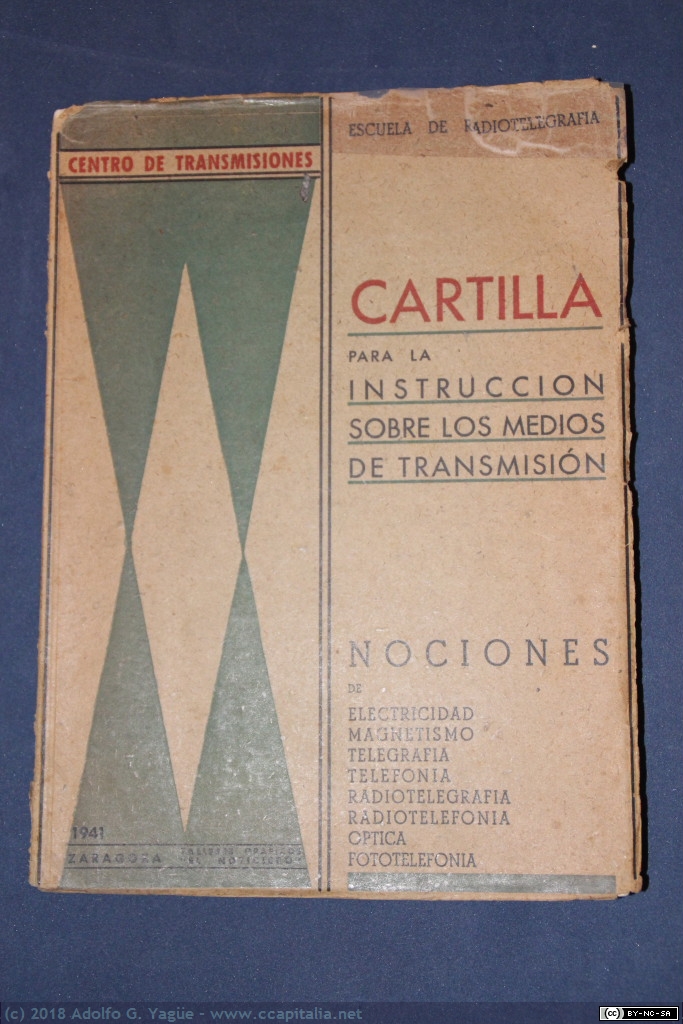 637 - Cartilla para la instrucción sobre los medios de transmisión (1), 1941