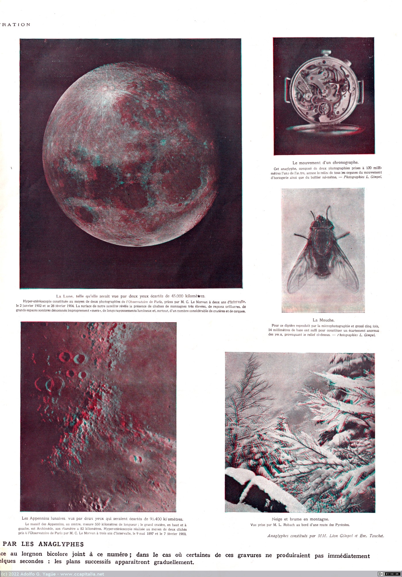 1569 - La Vision en Relief par les Anaglyphes. L'Illustration (3), 1924