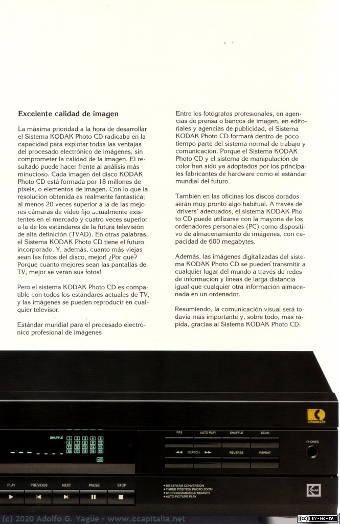 1309 - Kodak Photo CD. Sus fotos vivas en TV (5), 1992
