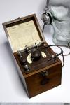 1637 - British Thomson-Houston modelo Bijou. Receptor radio onda media (303-495m) y circuito detector cristal galena (1), 1924