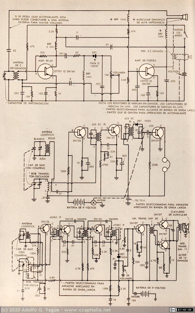 1372 - Radios de transistores que usted puede construir. Mecánica Popular. Septiembre (2), 1957