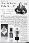 1397 - How the Radio Tube Grew Up. Radio News (1), 1931