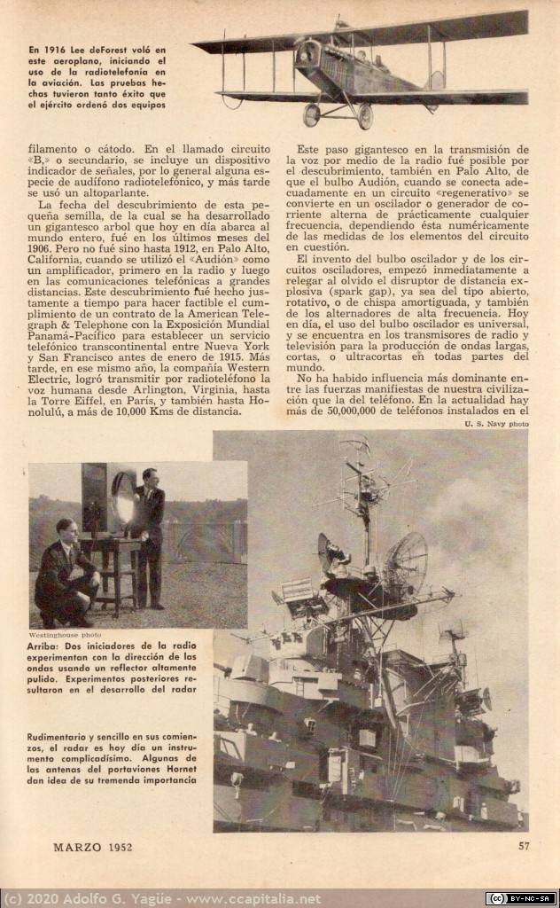 1361 - El Alba de la Era Electrónica. Mecánica Popular. Marzo (4), 1952