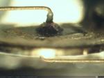 181 - Microfotografía transistor unión NPN Type 51 Germanio de un IBM 608, 1955