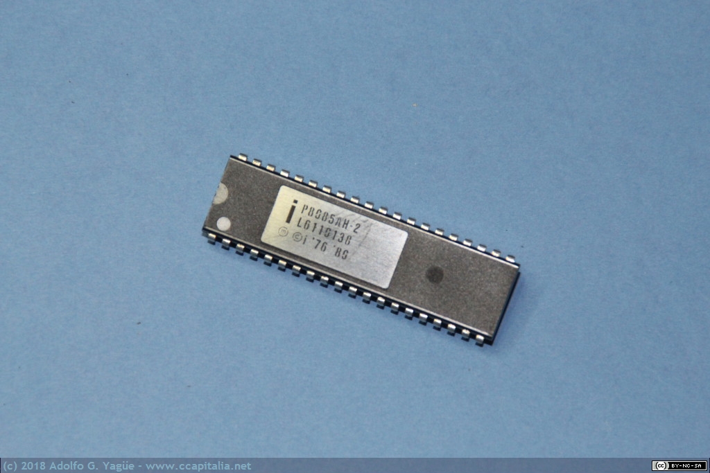 261 - Microprocesador Intel 8085. 8bits y 3MHz, 1977