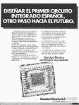 880 - Diseñar el primer circuito integrado español. ITT Standard Eléctrica, 1982