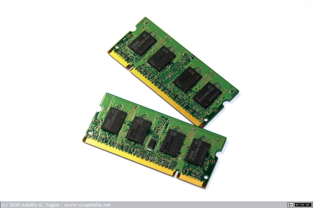 1092 - SO-DIMM DDR2 de 1GB (Samsung), 2008