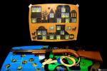 1605 - Magnavox Shooting Gallery. Transparencia de Shootout! y rifle óptico para la videoconsola Odyssey (1), 1972