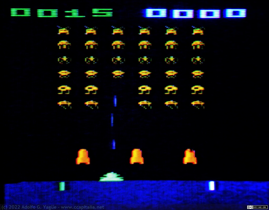 1612 - Space Invaders para Atari VCS (Atari 2600). Taito, 1980