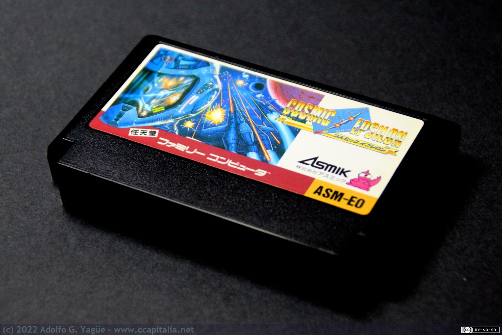 1599 - Cosmic Epsilon para Famicom 3D System. Asmik (1), 1989