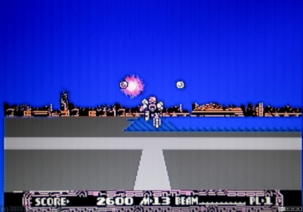 1599 - Cosmic Epsilon para Famicom 3D System. Asmik. Modo de visionado normal (2), 1989