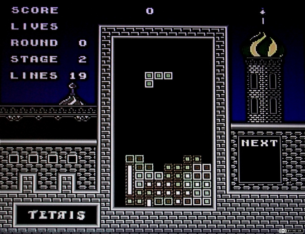 1598 - Tetris para Famicom. Bullet Proof Software (BPS) (2), 1988