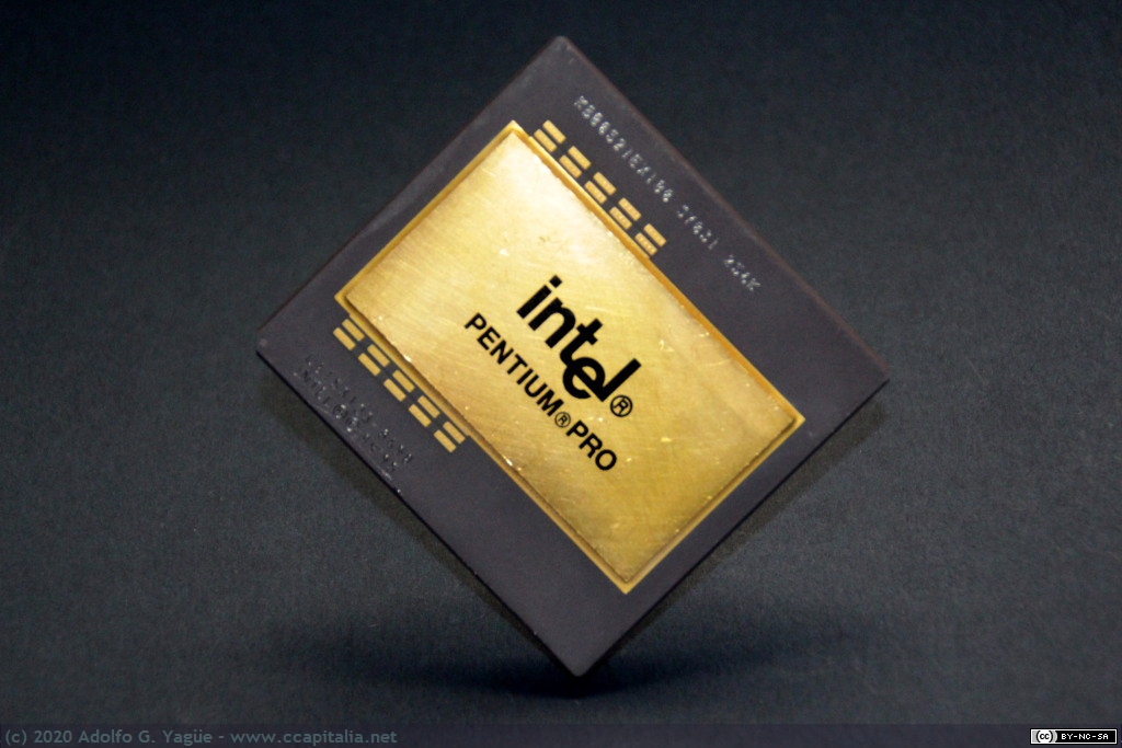 653 - Microprocesador Intel Pentium Pro. 32bits y 180MHz, 1995