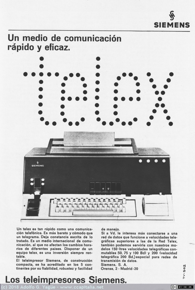 792 - Teleimpresores Siemens, 1973