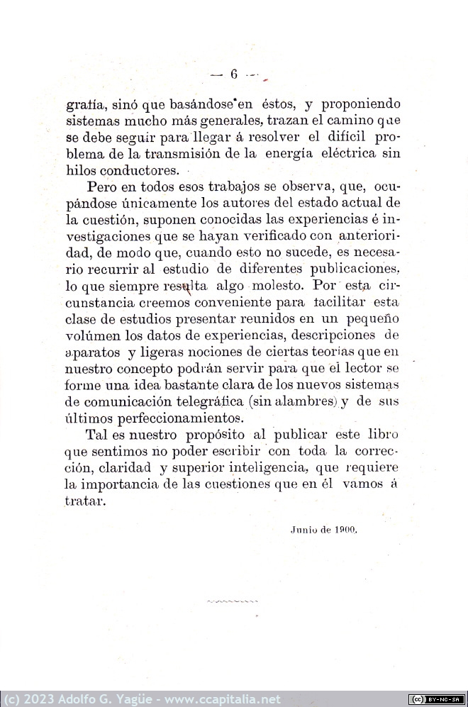 1668 - Aplicaciones de las Oscilaciones Hertzianas Telegrafía y Telefonía sin hilos conductores. Isidro Calvo (4), 1900
