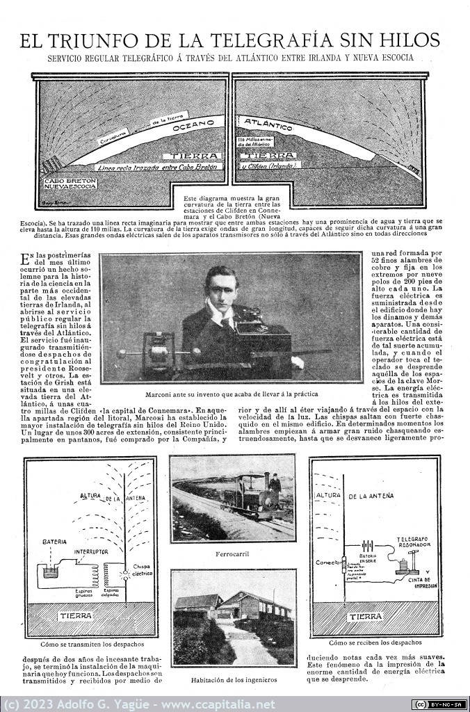 1703 - El Triunfo de la Telegrafía Sin Hilos, 1906