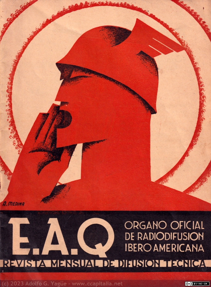 1722 - E.A.Q. Organo oficial de radiodifusion Iberoamericana. Número 1 (1), 1932