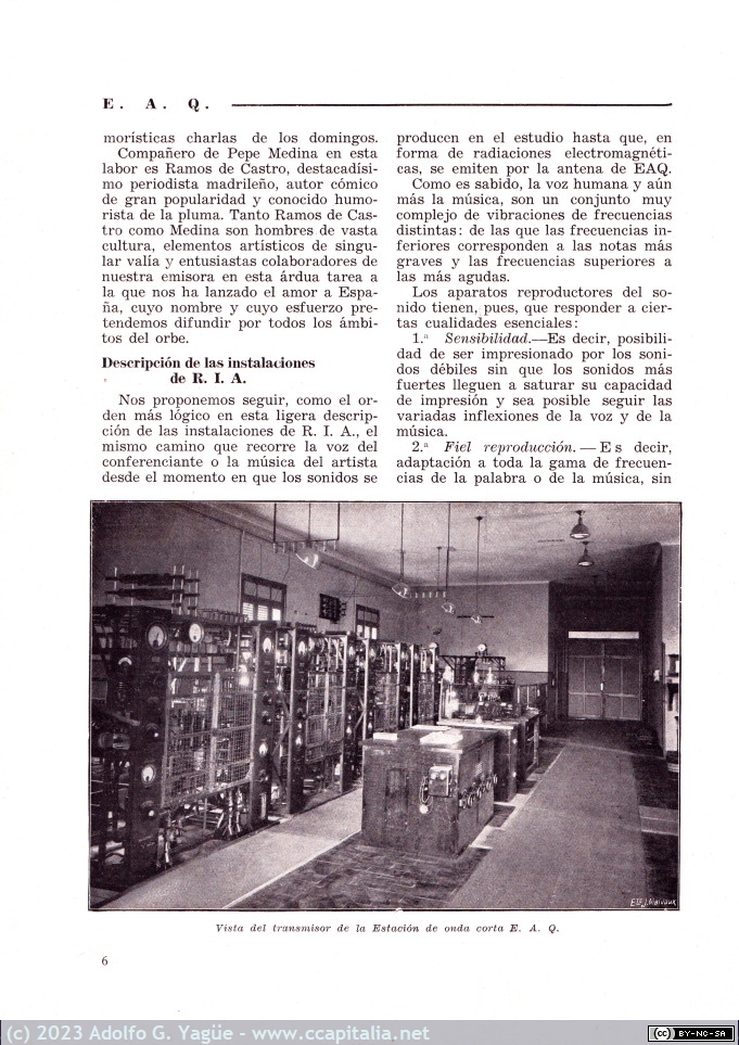 1722 - E.A.Q. El estudio de la R.I.A. Número 1 (7), 1932