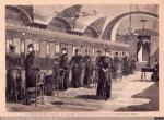 1738 - El servicio telefónico en Madrid. Interior de la estación central. La Ilustración Española y Americana, 1893