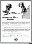 1752 - Avance con Mayor Rapidez. Compañía Telefónica Nacional de España, 1928