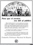 1753 - Para que el servicio sea útil al público. Compañía Telefónica Nacional de España, 1928