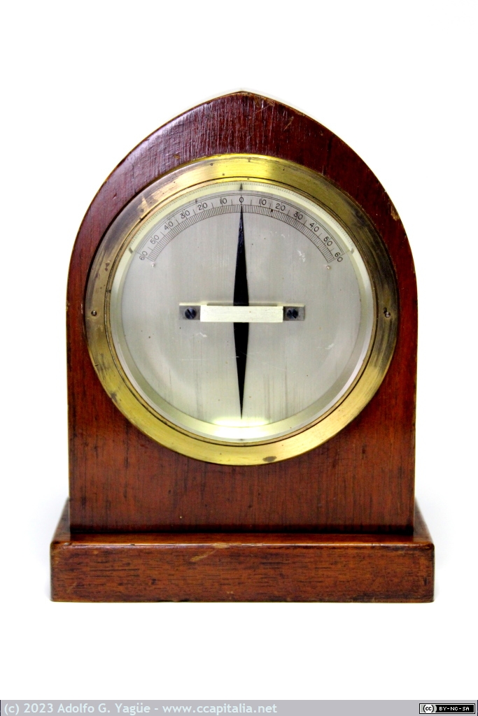1765 - Galvanómetro diferencial. Empleado para visualizar señales morse en una línea telegráfica eléctrica duplex (1), años 20