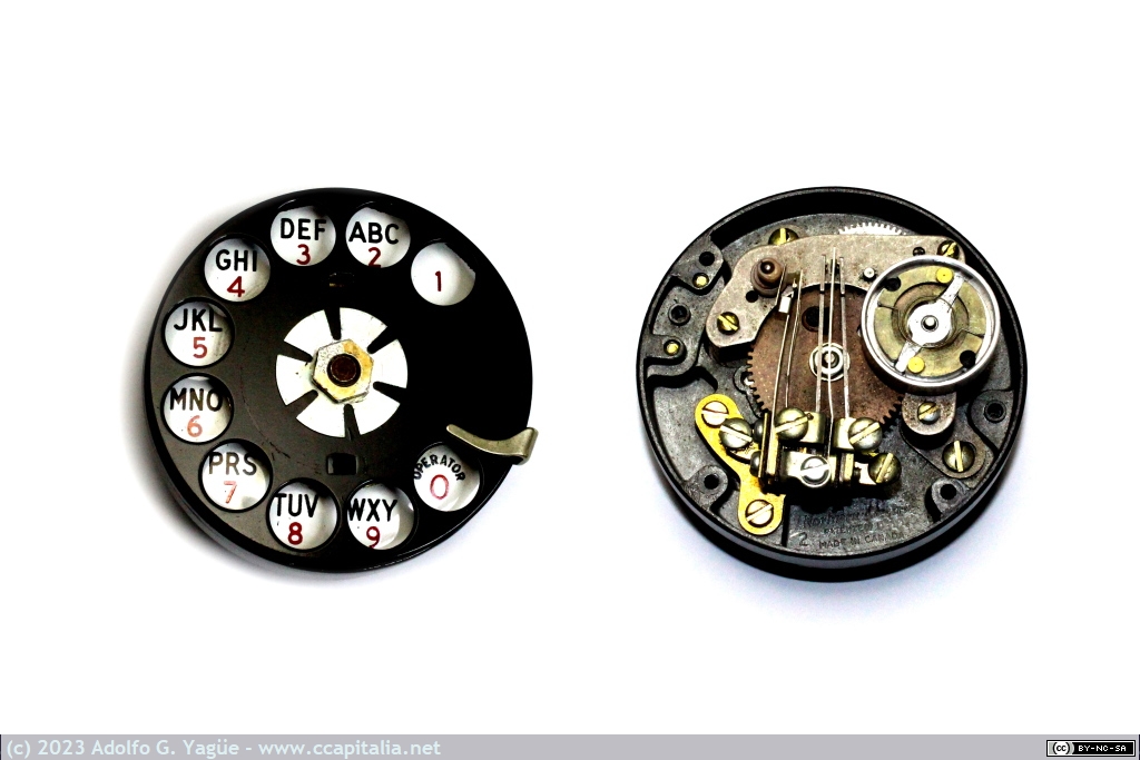 1779 - Disco de marcado del teléfono Northern Electric N50-AL (2), 1921