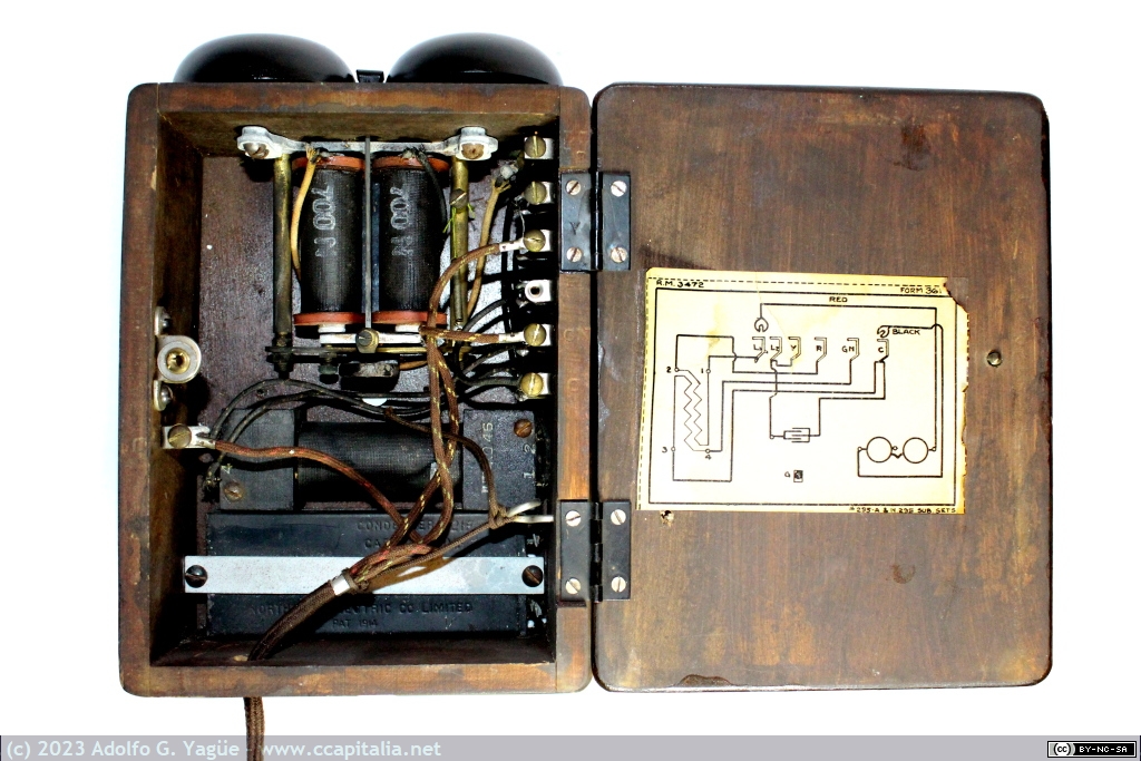 1779 - Caja de sonería Northern Electric 295 (5), 1921