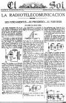1814 - La radiotelecomunicación. Sus fundamentos, su progreso, su porvenir. El Sol. 3 Octubre (1), 1919