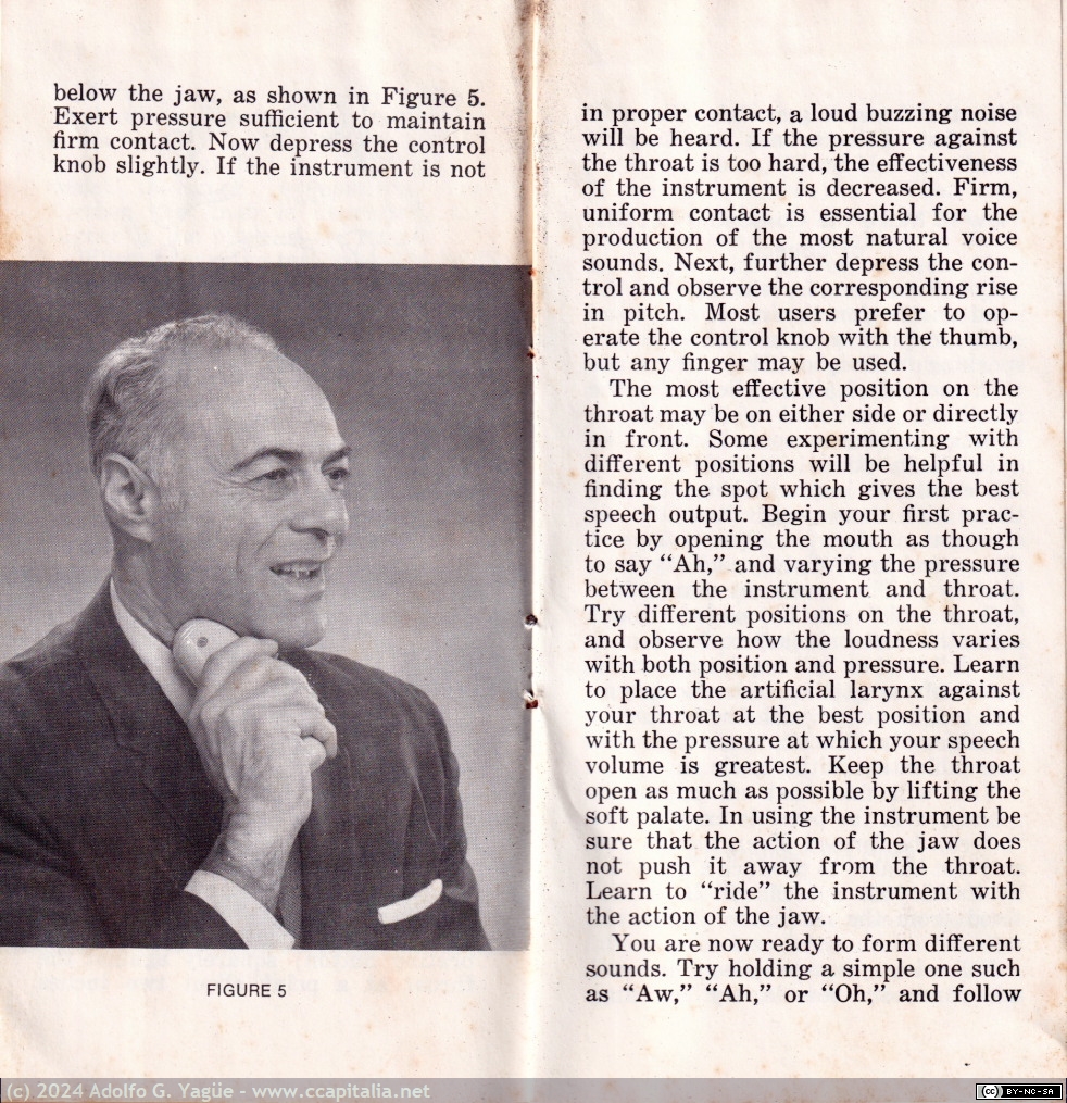 1822 - Laringófono Western Electric. Guía de usuario (6), 1960