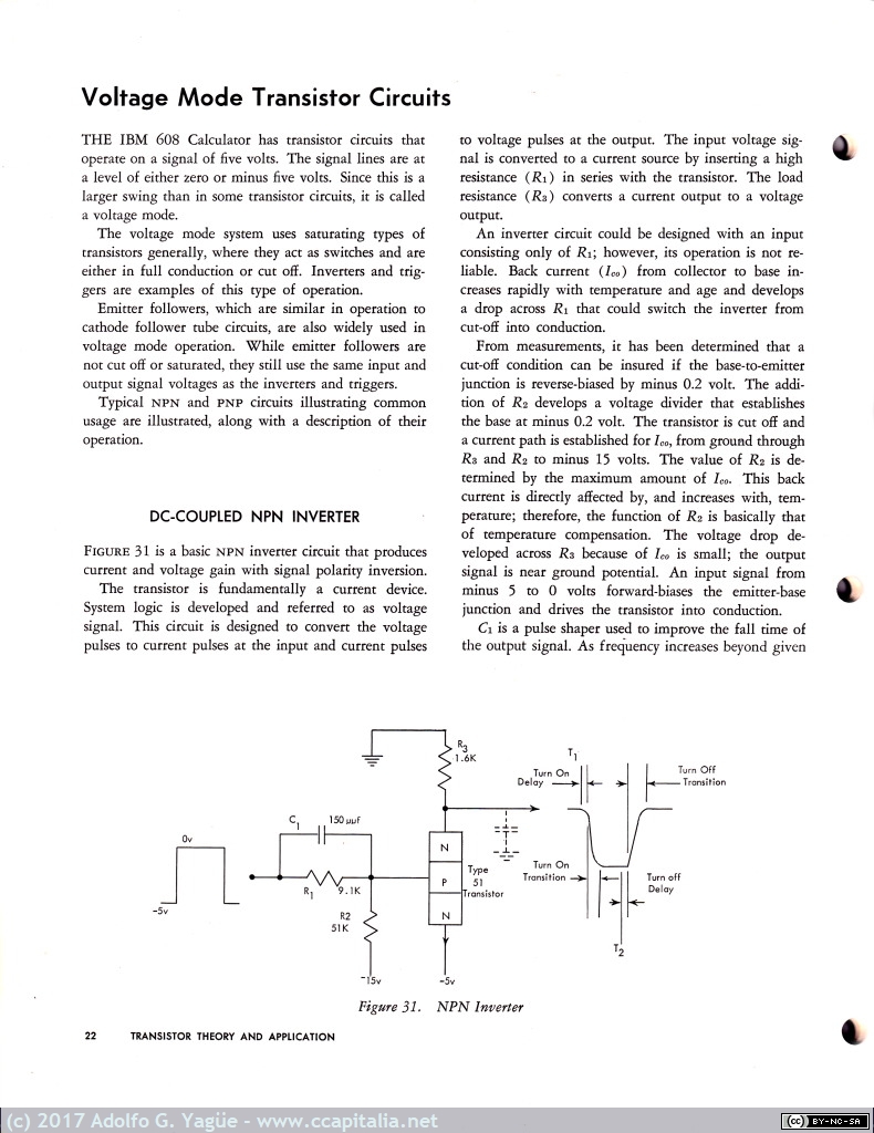 219 - IBM Transistor Theory and application (6), 1958