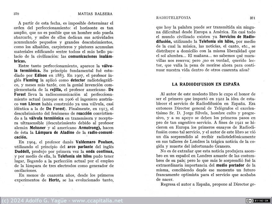 1844 - Radiotelefonía. Matias Balsera (7), 1925