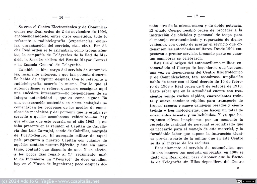 1846 - Compendio Historico del Centro Electrotécnico de Comunicaciones 1904-1929. Benigno Pereda del Rio (6), 1930