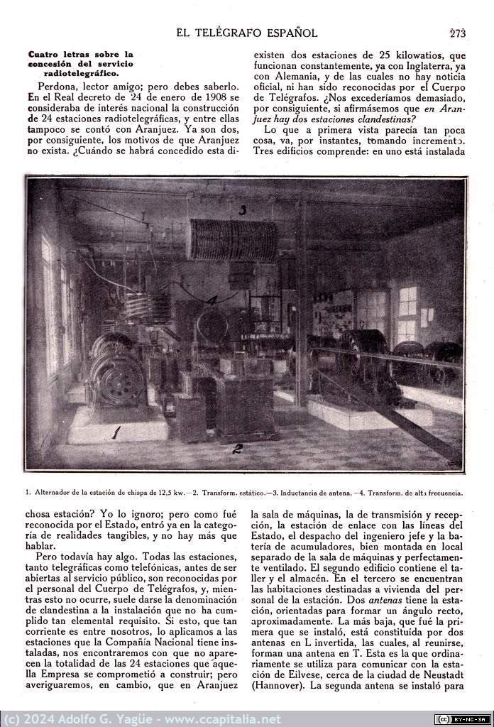 1850 - Un viajecito de instrucción (Estación de Aranjuez). El Telégrafo Español. Abril (3), 1921